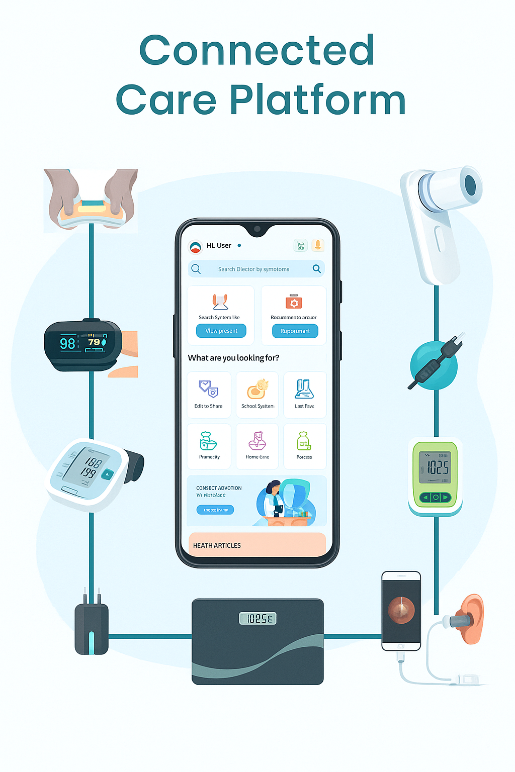 Connected Care Platform diagram