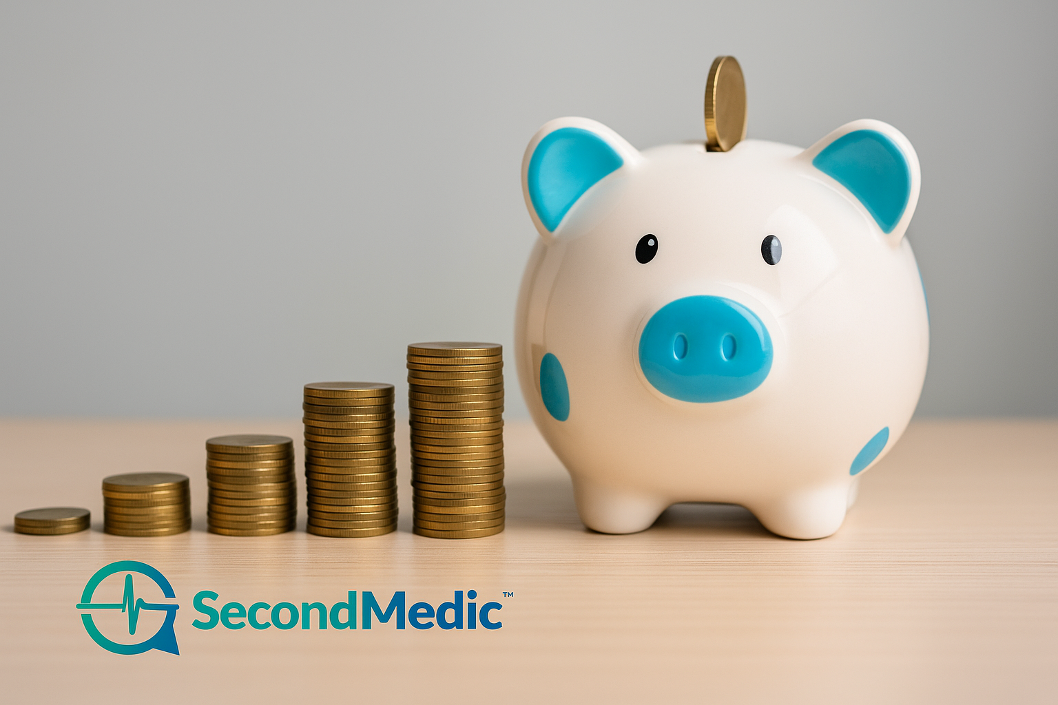 Stacked coins and piggy bank representing crowdfunding